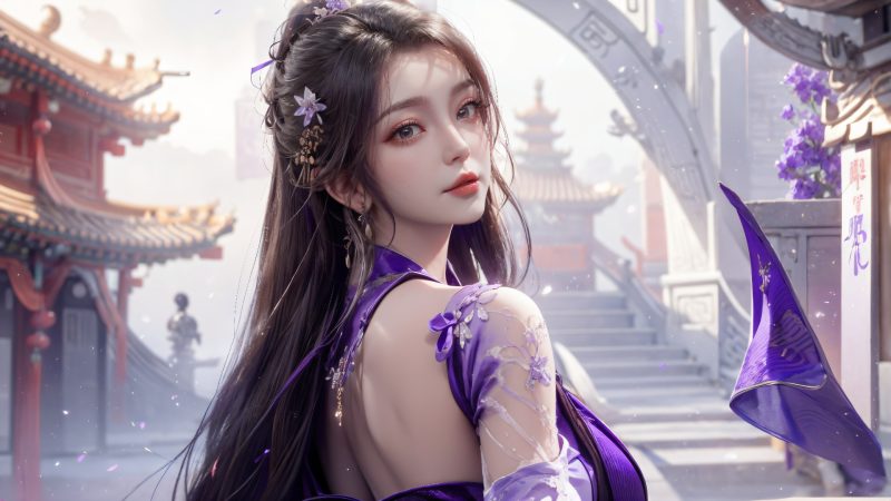 仙逆-柳眉-玉兔4K壁纸！