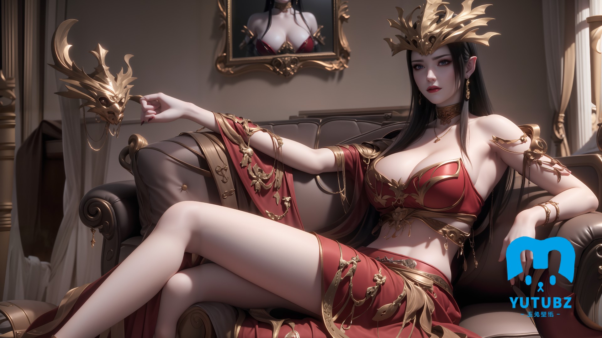 幻灯片-玉兔4K壁纸！