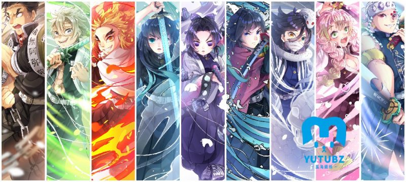 鬼灭之刃人物合集高清动漫壁纸-玉兔4K壁纸！