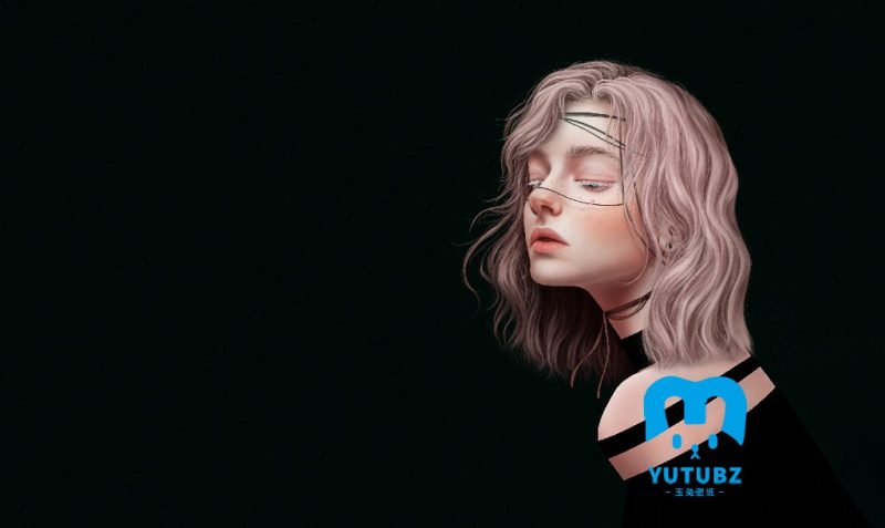 精美幻想女孩插画高清壁纸-玉兔4K壁纸！