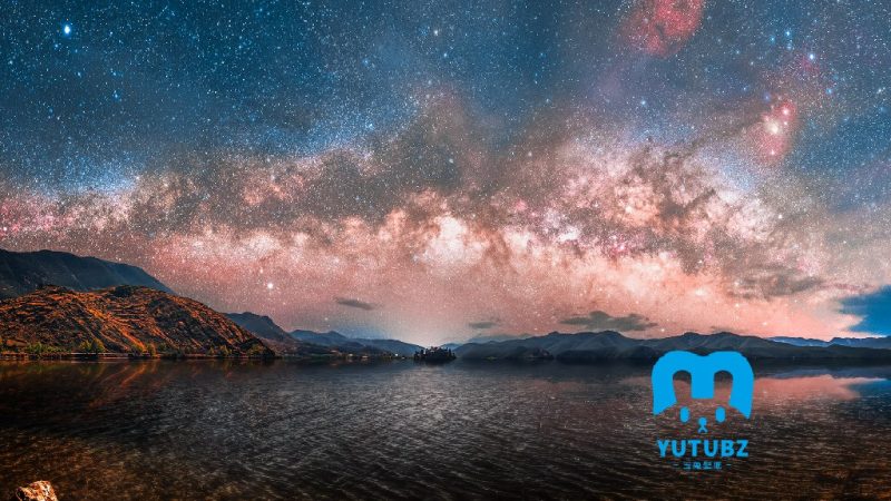 天空浩瀚星河电脑壁纸-玉兔4K壁纸！