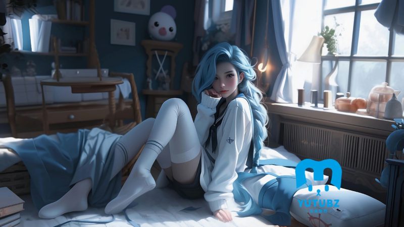 房间_金克丝4K动漫壁纸-玉兔4K壁纸！