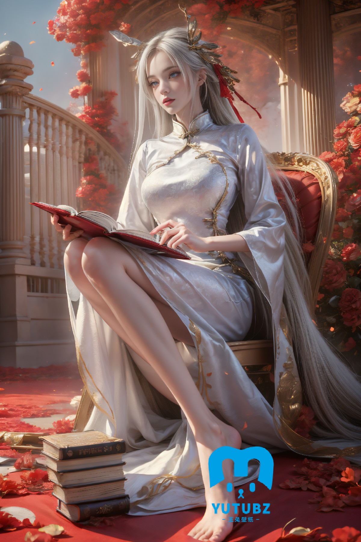 幻灯片-玉兔4K壁纸！