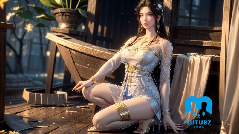 完美世界-清漪-玉兔4K壁纸！