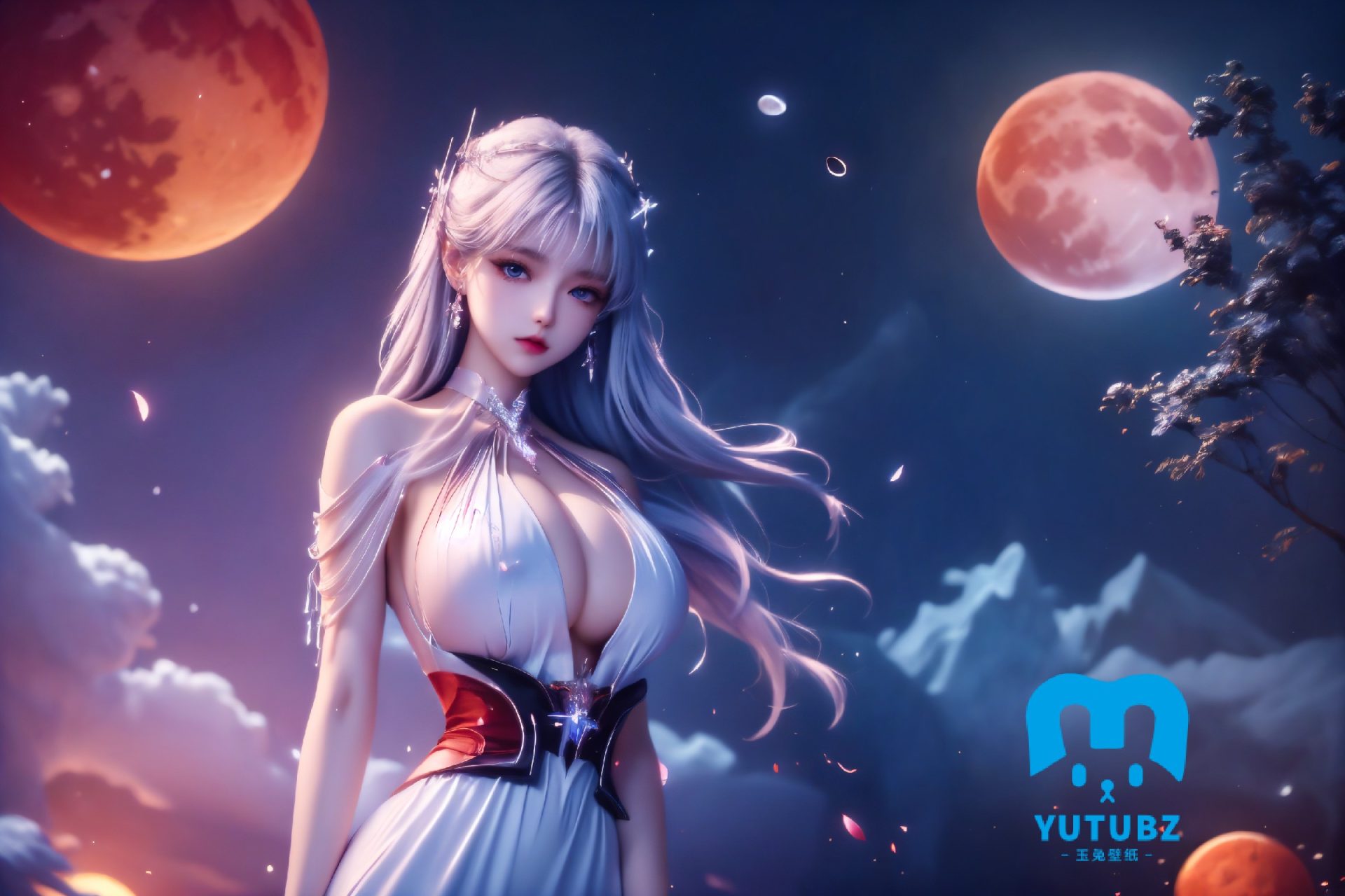 幻灯片-玉兔4K壁纸！