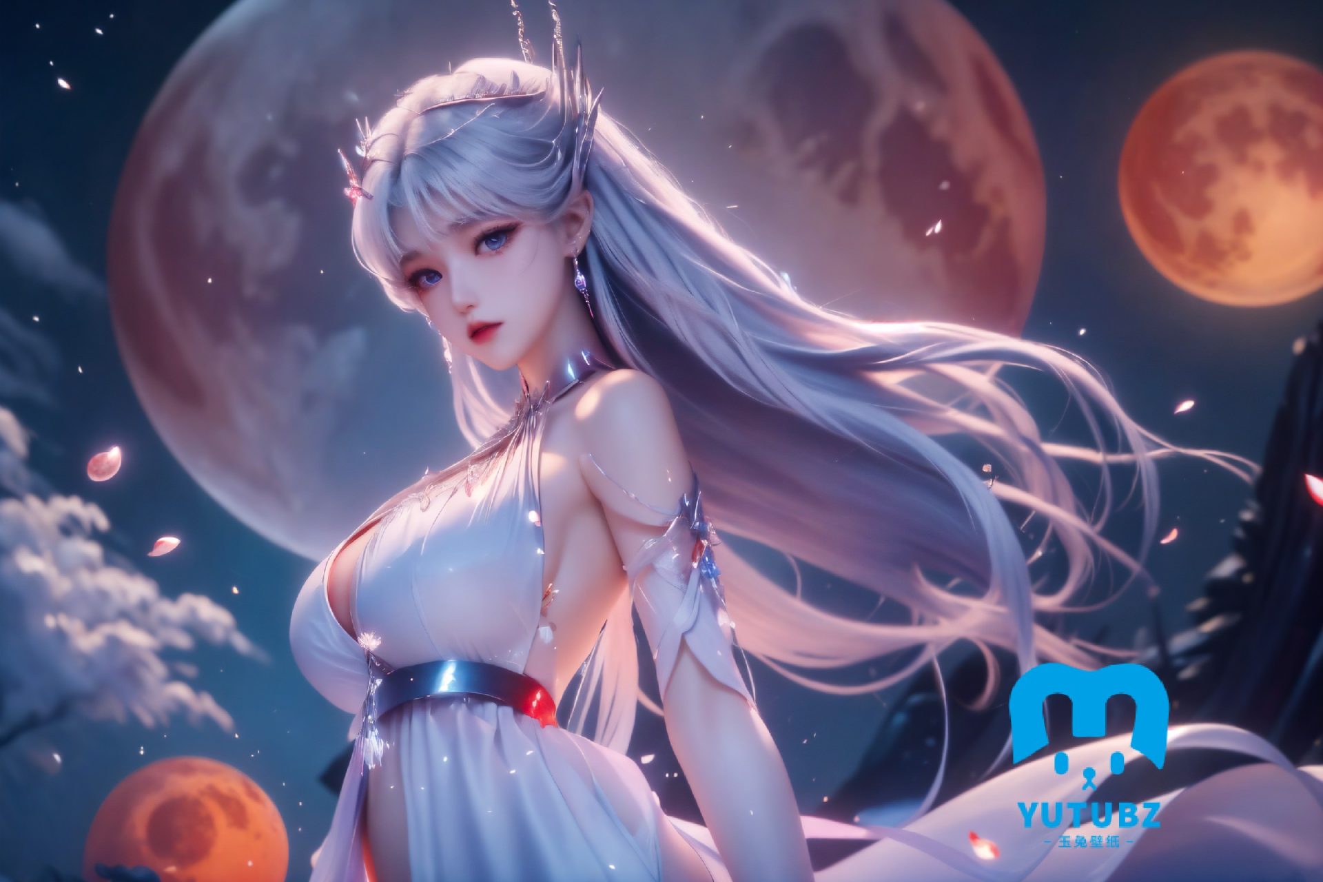 幻灯片-玉兔4K壁纸！