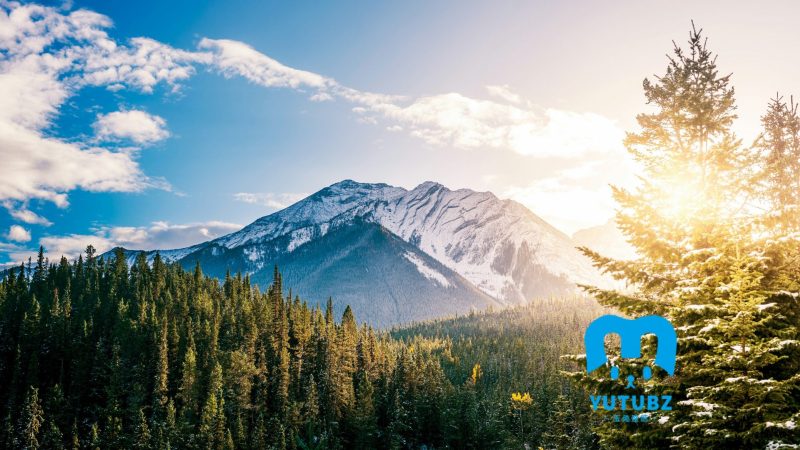 云朵高山雪峰森林高清-玉兔4K壁纸！