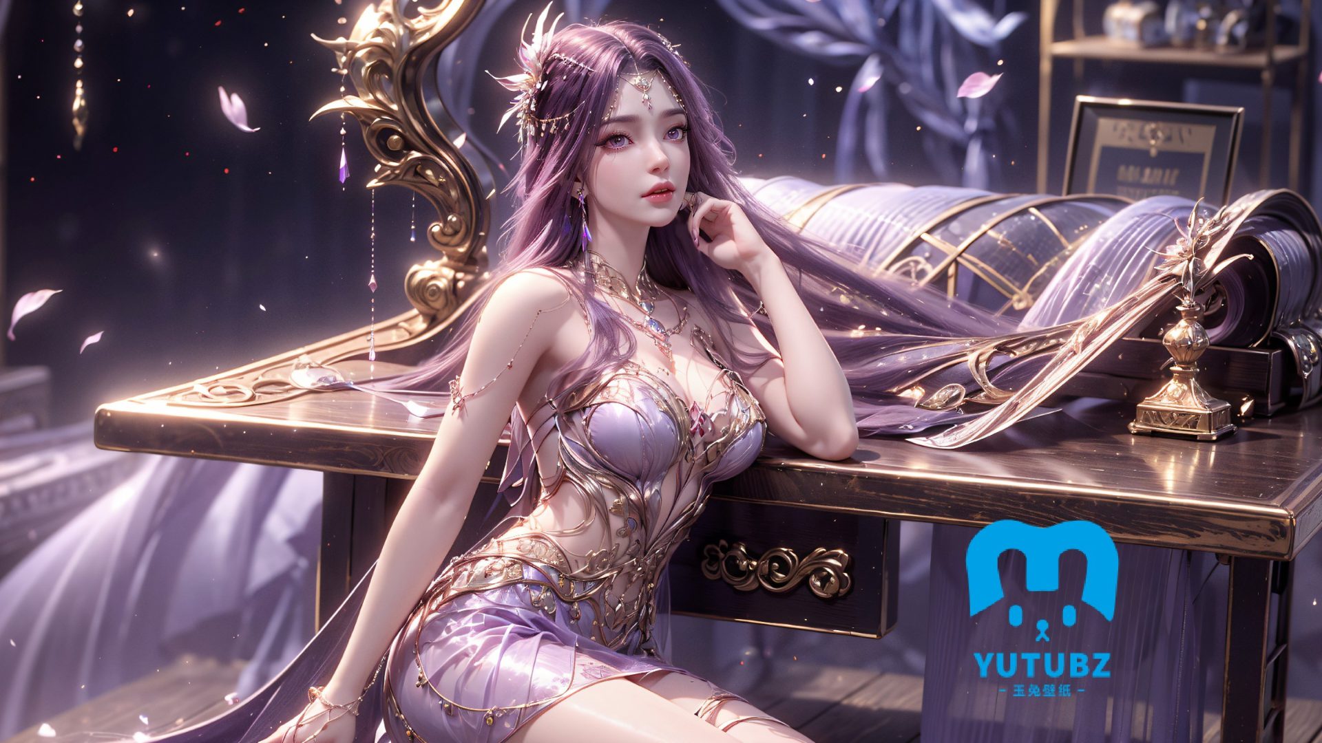 幻灯片-玉兔4K壁纸！