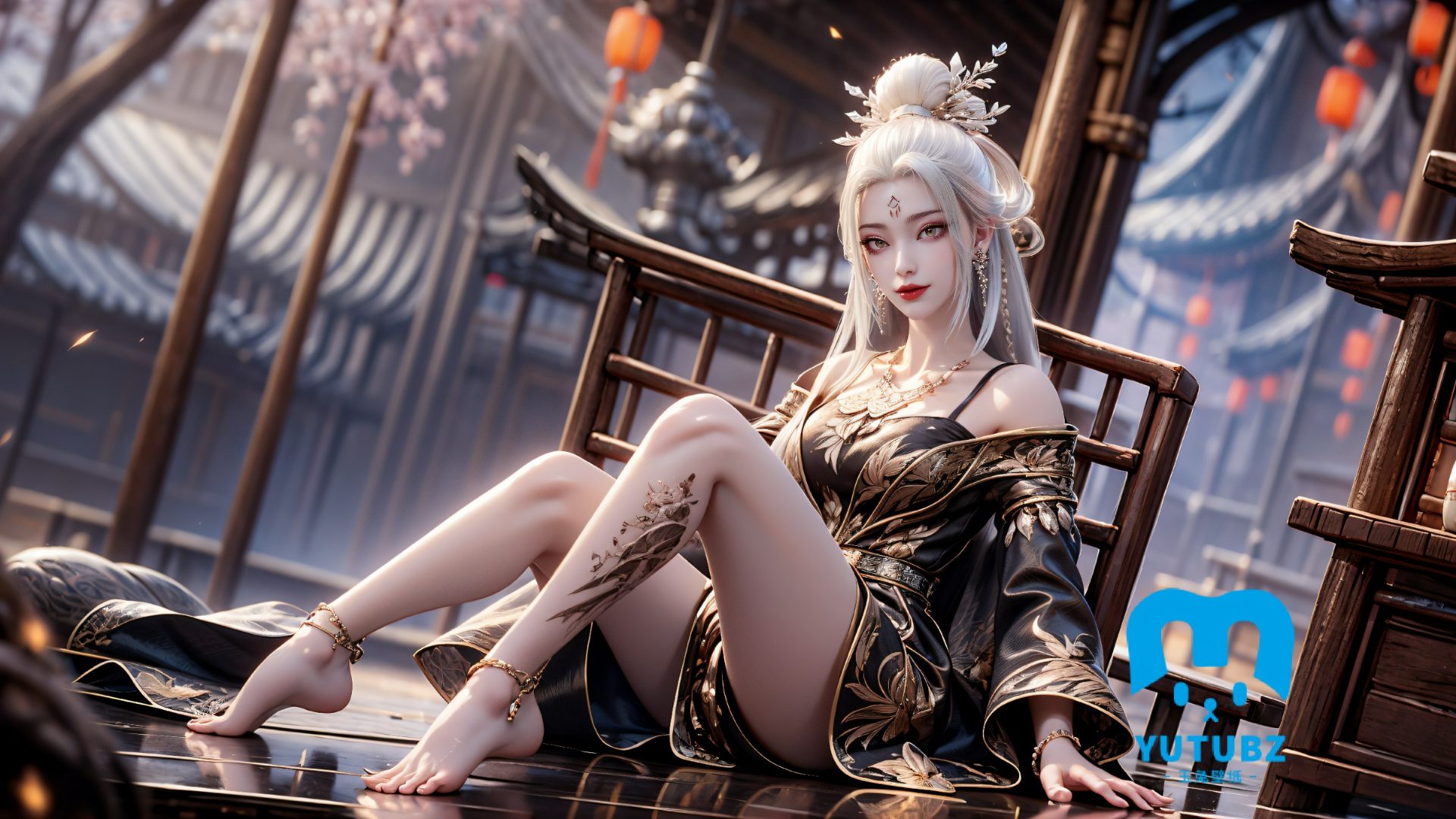 幻灯片-玉兔4K壁纸！