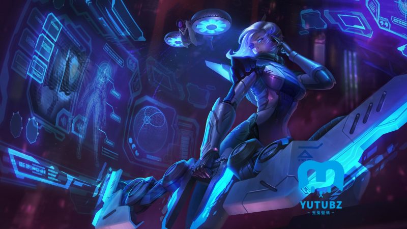 英雄联盟adc寒冰射手项目外观高清壁纸-玉兔4K壁纸！