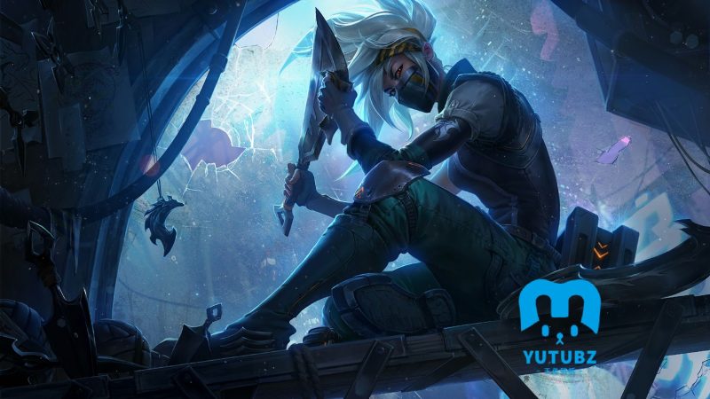 英雄联盟离群之刺阿卡丽-玉兔4K壁纸！