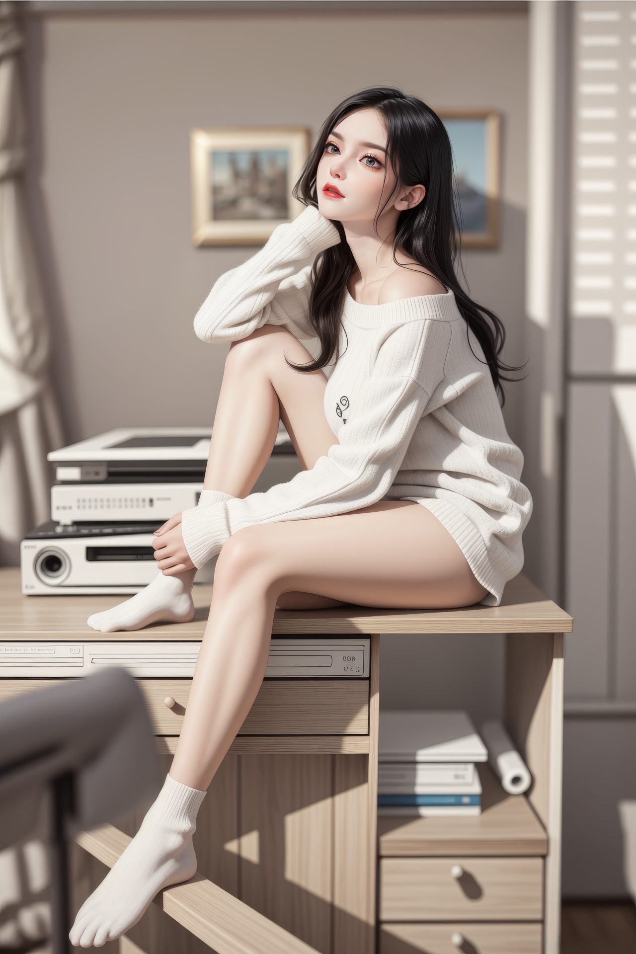 幻灯片-玉兔4K壁纸！