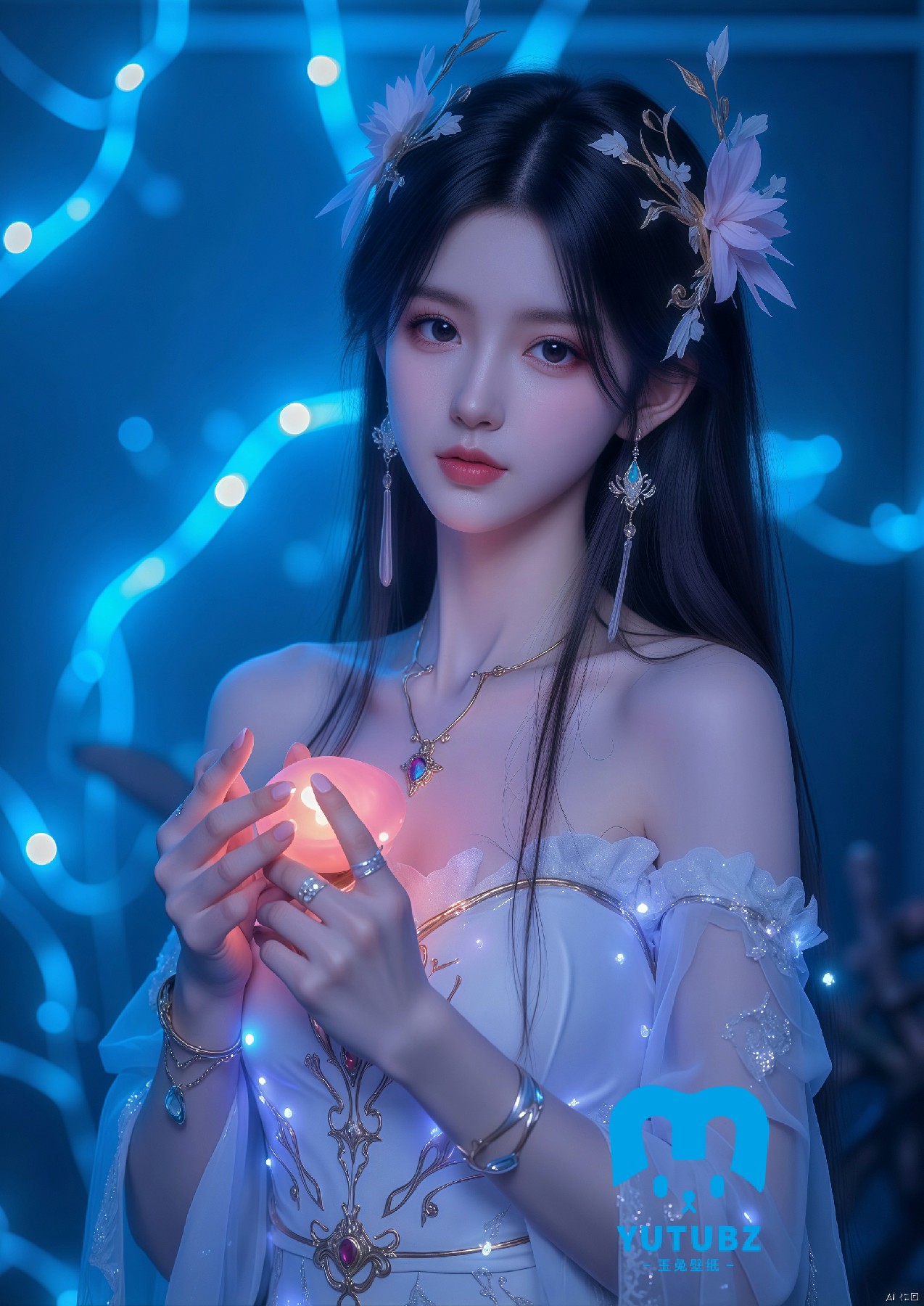 幻灯片-玉兔4K壁纸！