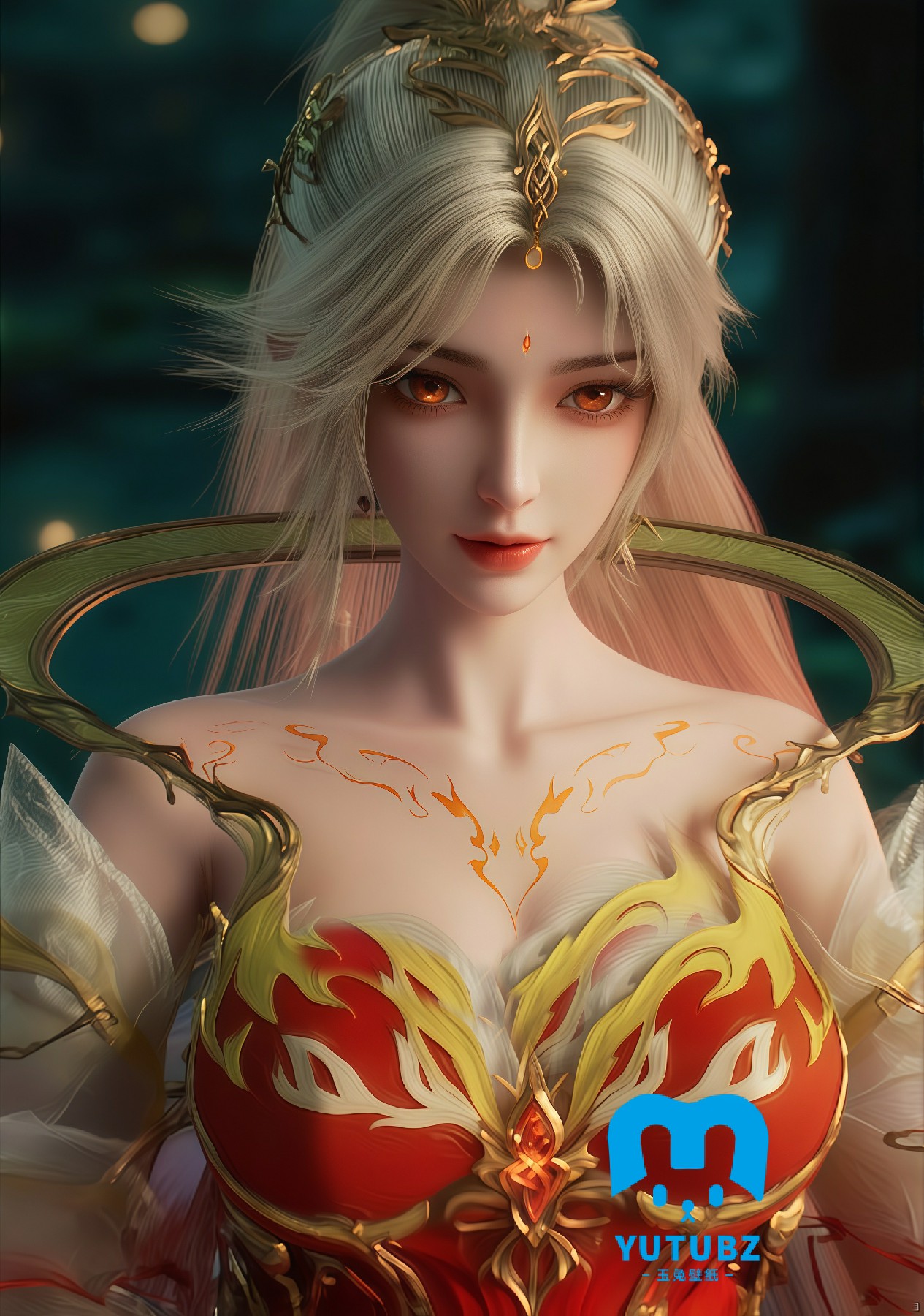 幻灯片-玉兔4K壁纸！