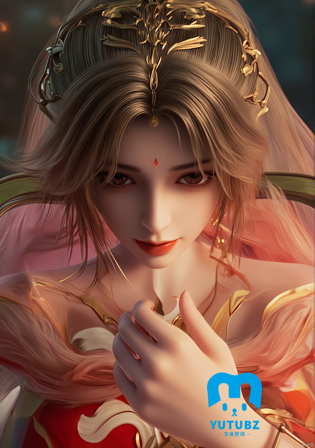 幻灯片-玉兔4K壁纸！