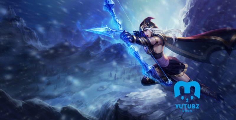 英雄联盟寒冰射手8k游戏-玉兔4K壁纸！