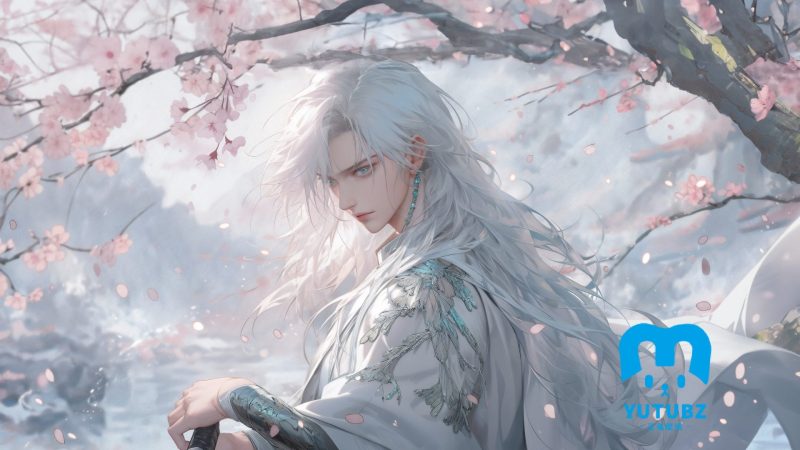 樱花剑客-玉兔4K壁纸！