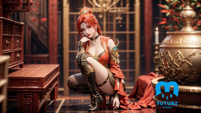 斗破苍穹-唐火儿-玉兔4K壁纸！