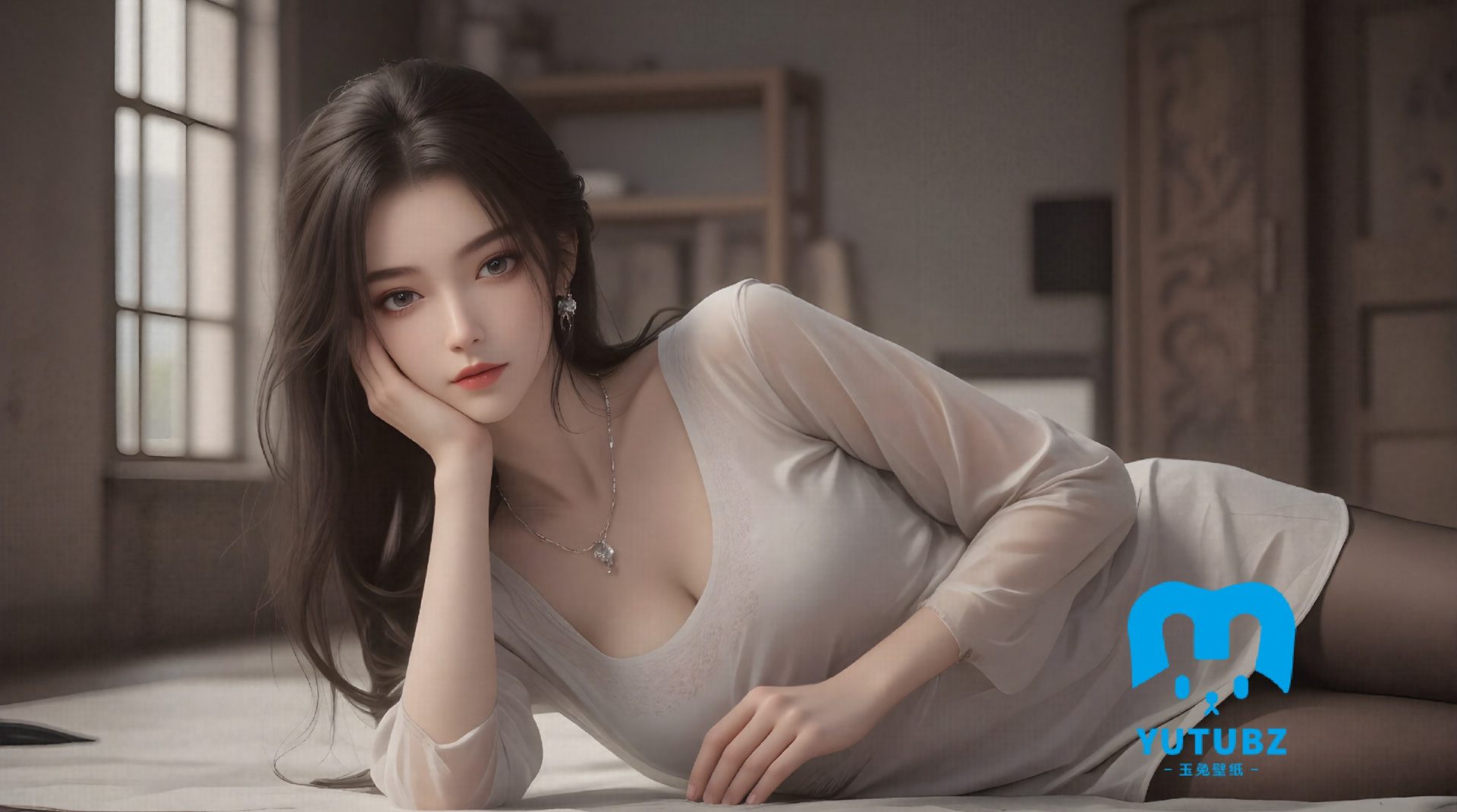 幻灯片-玉兔4K壁纸！