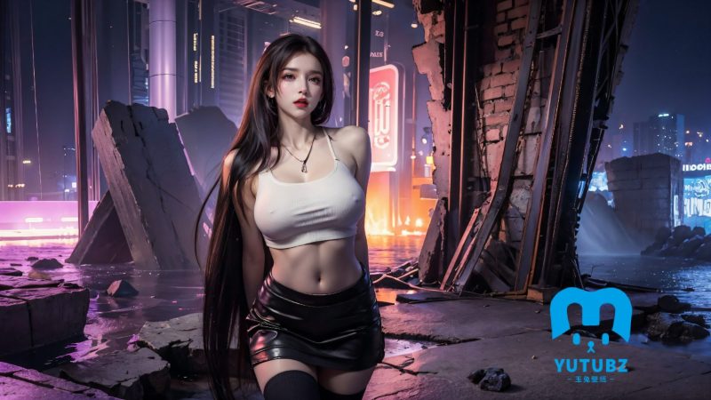 最终幻想-蒂法-玉兔4K壁纸！