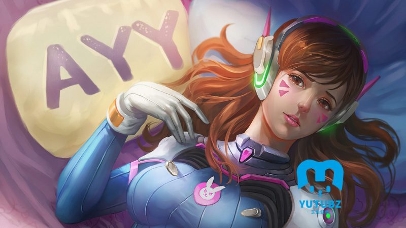 《守望先锋》D.Va游戏人物游戏壁纸-玉兔4K壁纸！