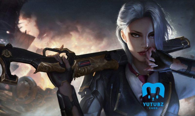 《守望先锋》艾什4K游戏桌面壁纸-玉兔4K壁纸！