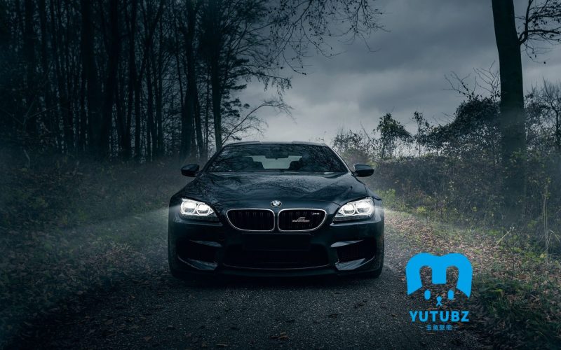 宝马5系2-玉兔4K壁纸！