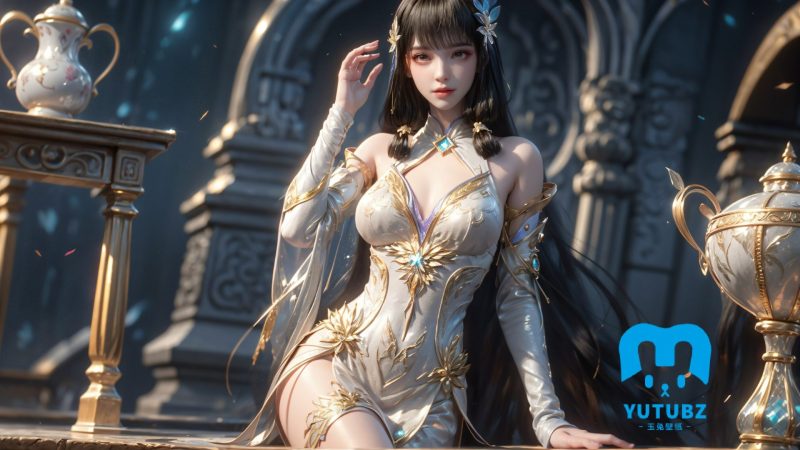 百炼成神-云落-玉兔4K壁纸！