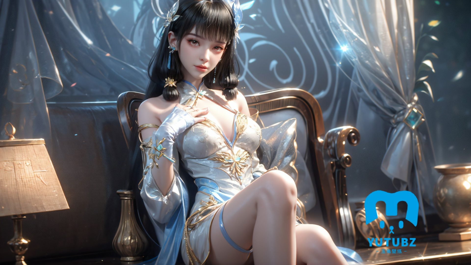 幻灯片-玉兔4K壁纸！