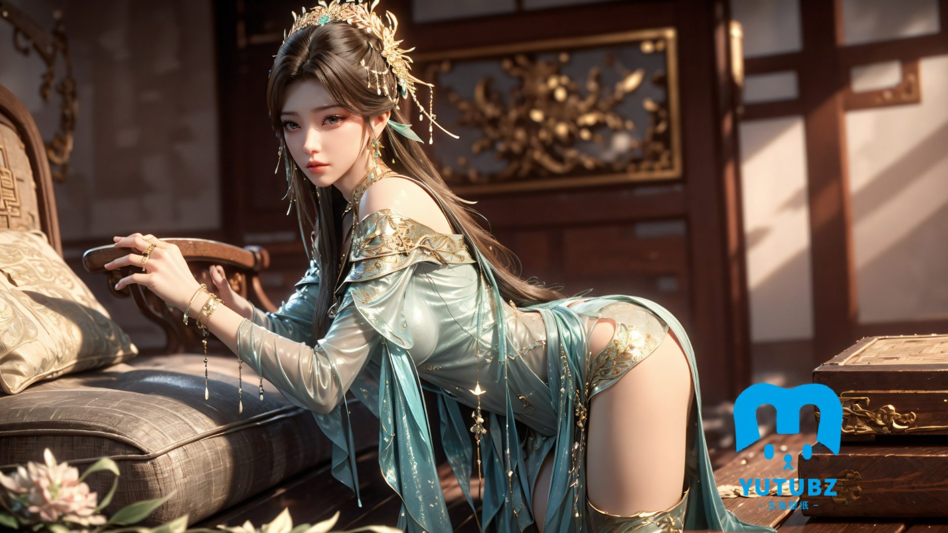 幻灯片-玉兔4K壁纸！