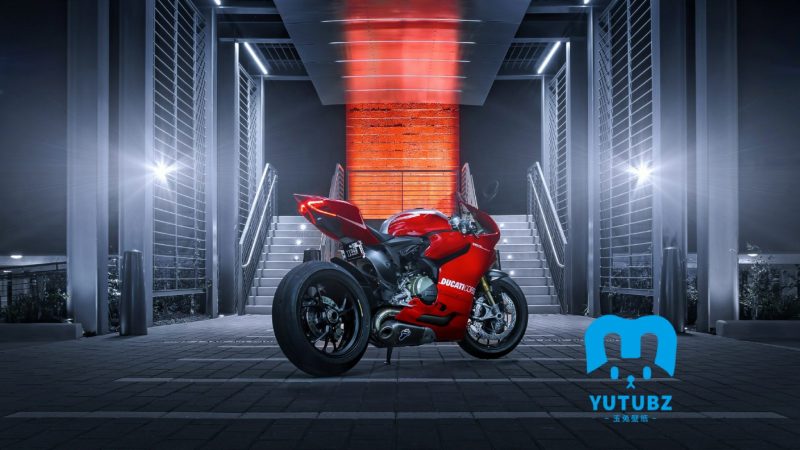 杜卡迪 1199 红-玉兔4K壁纸！