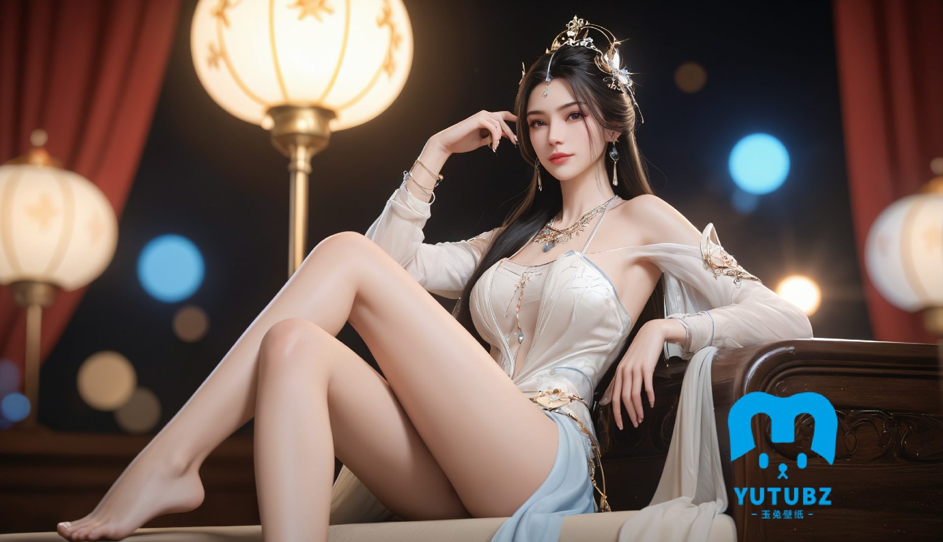 幻灯片-玉兔4K壁纸！