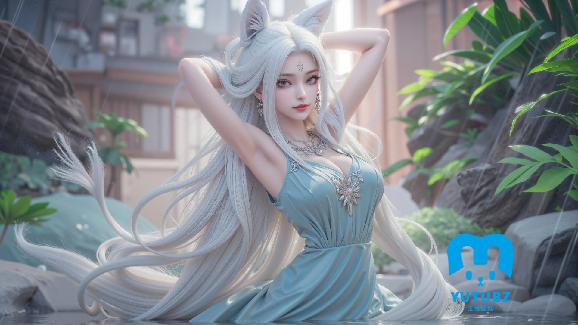 幻灯片-玉兔4K壁纸！