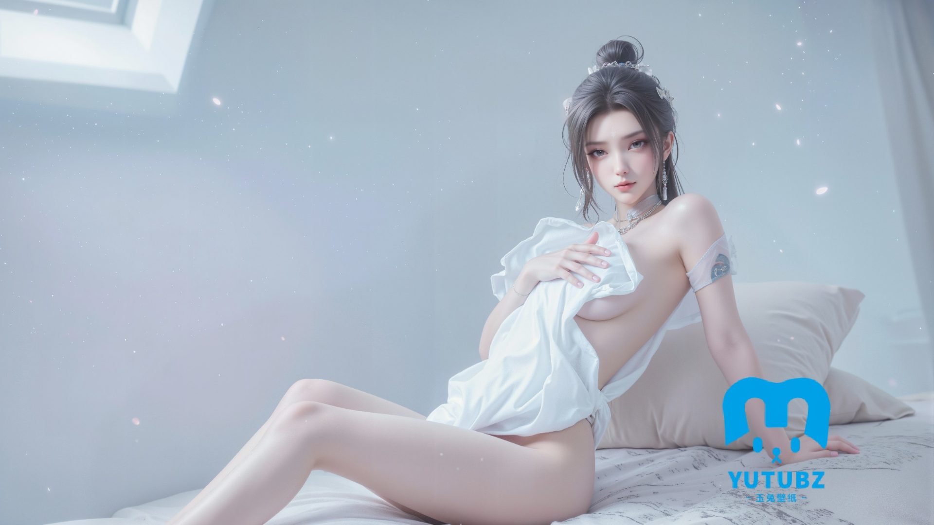 幻灯片-玉兔4K壁纸！