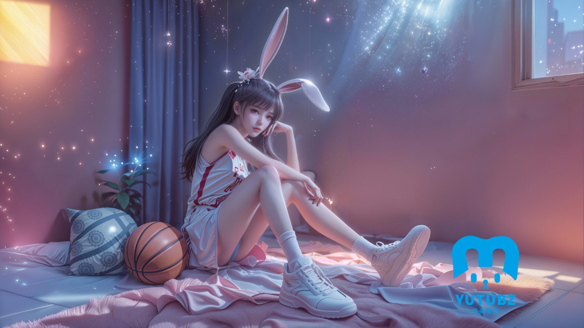 幻灯片-玉兔4K壁纸！