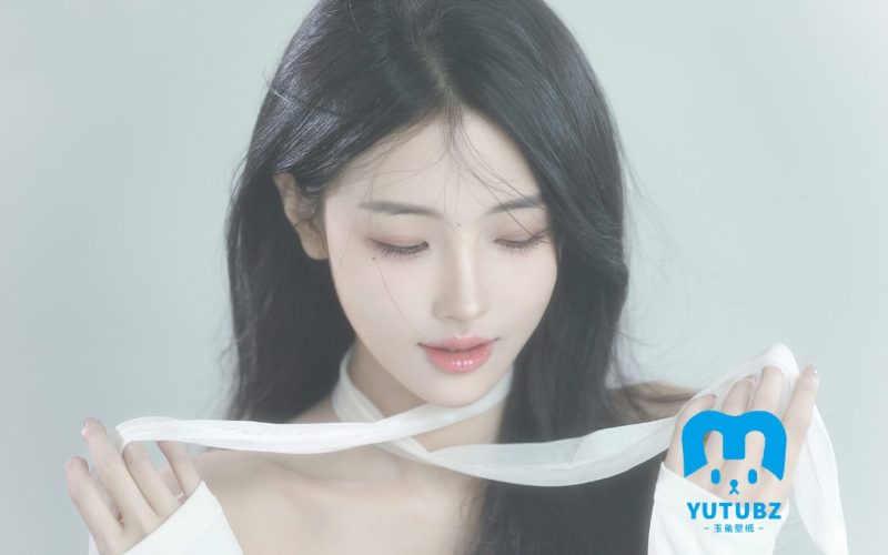 清纯可爱养眼美女桌面壁纸-玉兔4K壁纸！