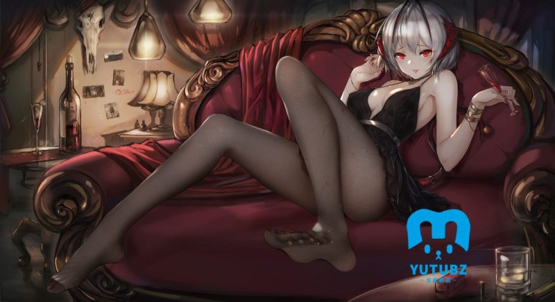 《明日方舟》w黑色丝袜8k桌面壁纸-玉兔4K壁纸！