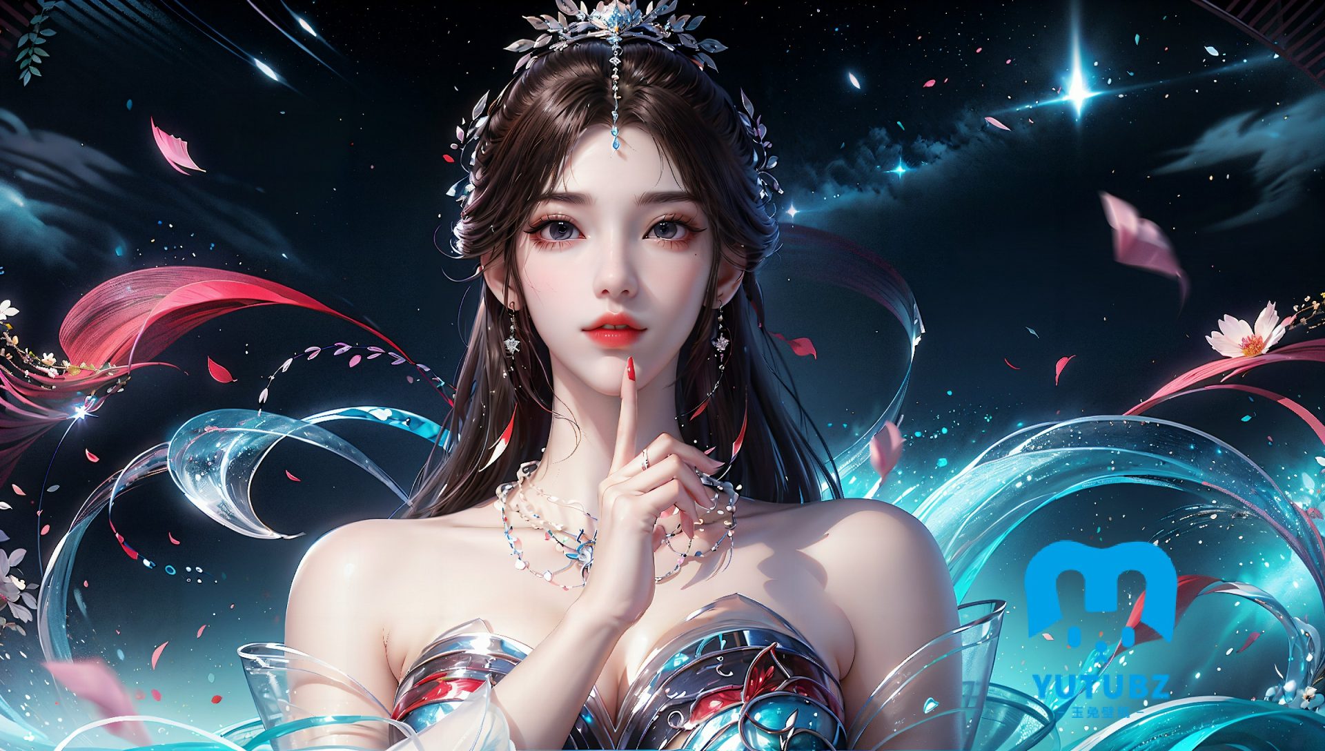 幻灯片-玉兔4K壁纸！