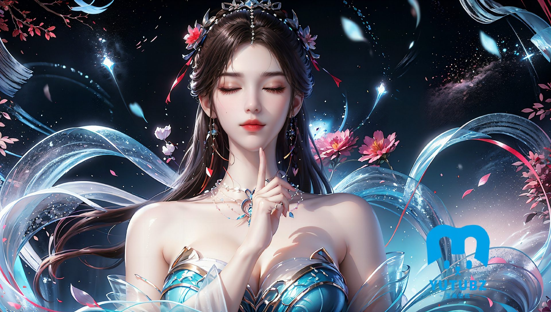 幻灯片-玉兔4K壁纸！