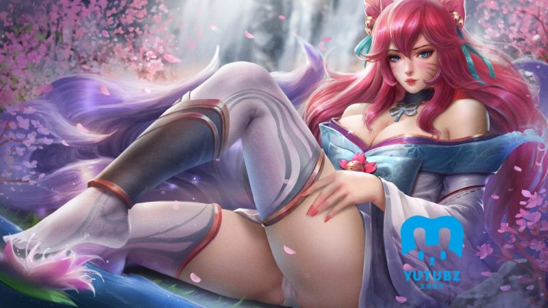 《英雄联盟》灵魂莲华阿狸5k桌面壁纸-玉兔4K壁纸！