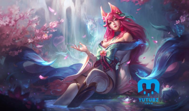 lol九尾妖狐灵魂莲华阿狸4k壁纸-玉兔4K壁纸！