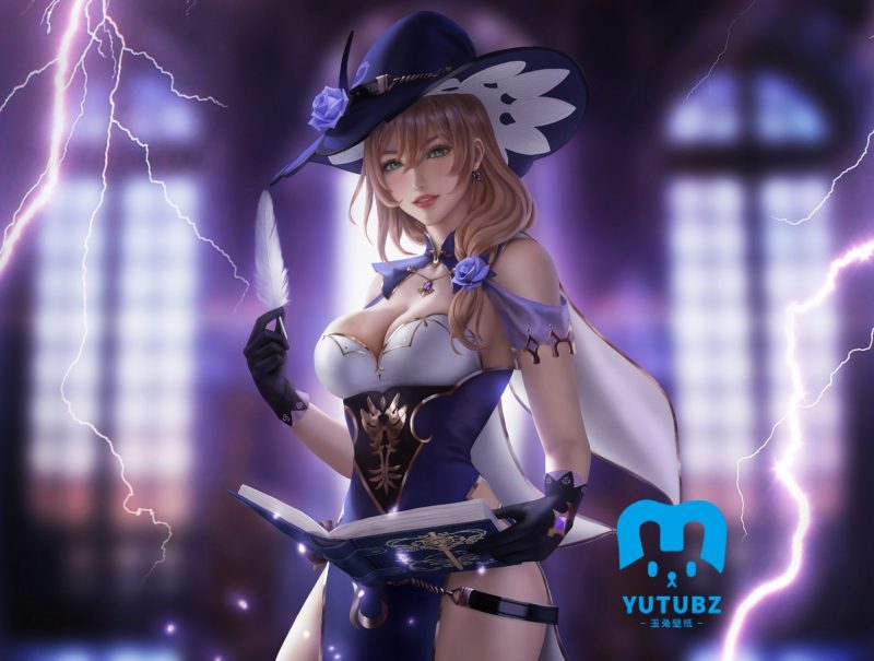 《原神》丽莎8k电脑桌面横屏壁纸-玉兔4K壁纸！