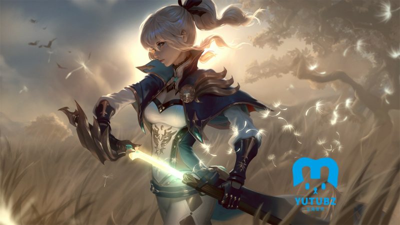 《原神》琴电脑桌面壁纸-玉兔4K壁纸！