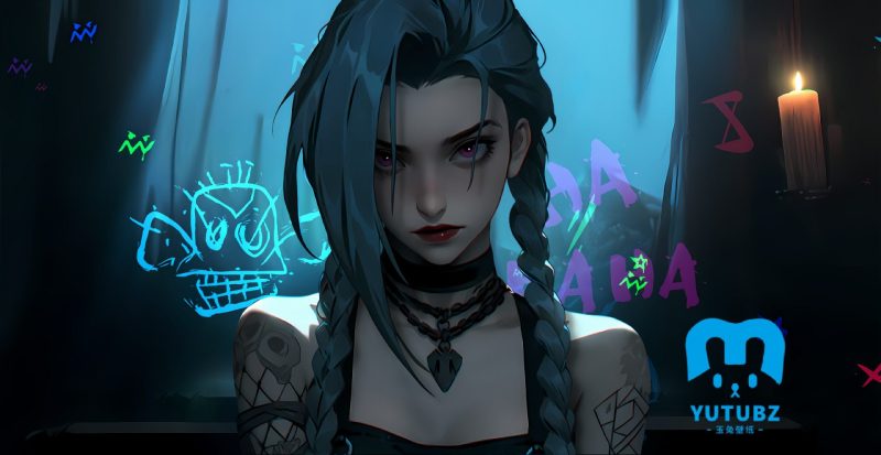 金克丝-玉兔4K壁纸！