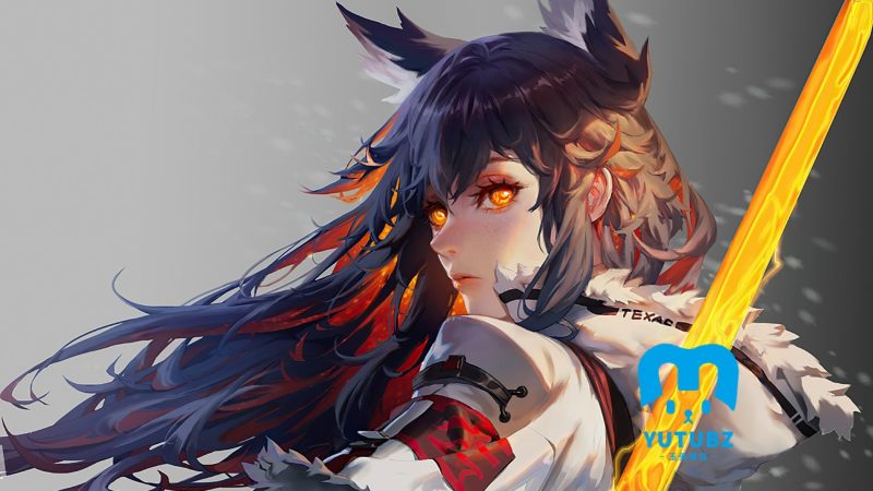 《明日方舟》德克萨斯4k桌面壁纸-玉兔4K壁纸！