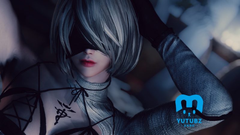 《尼尔：机械纪元》2b高清2k桌面壁纸-玉兔4K壁纸！