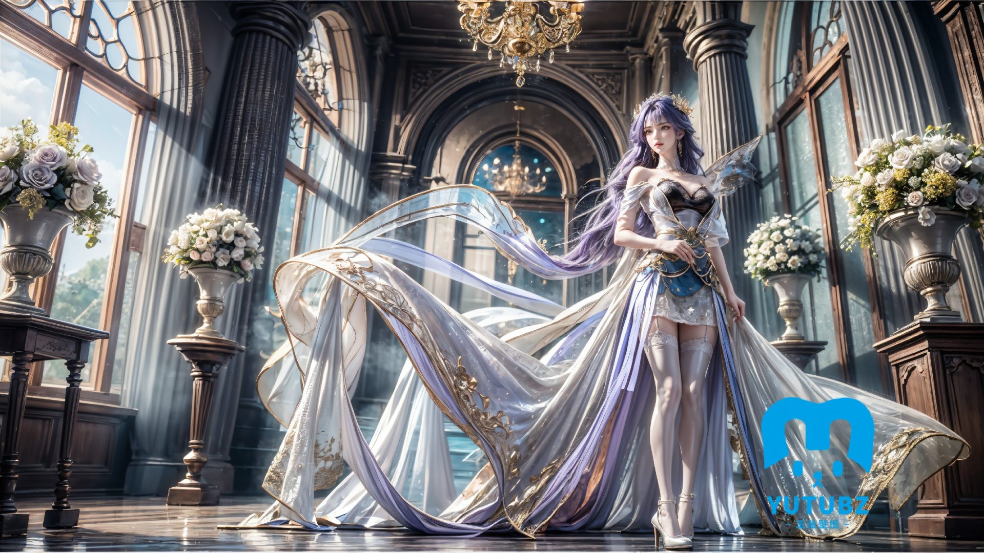 幻灯片-玉兔4K壁纸！