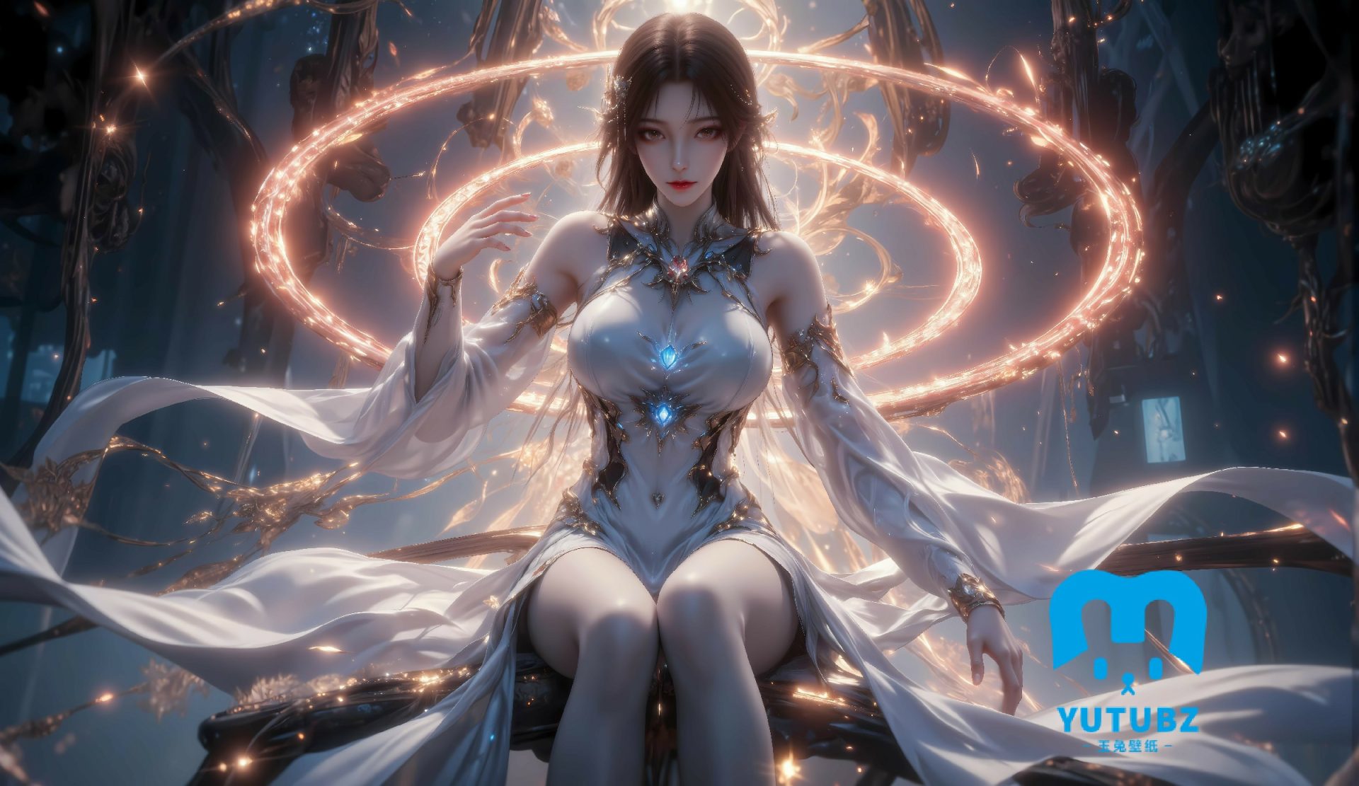 幻灯片-玉兔4K壁纸！