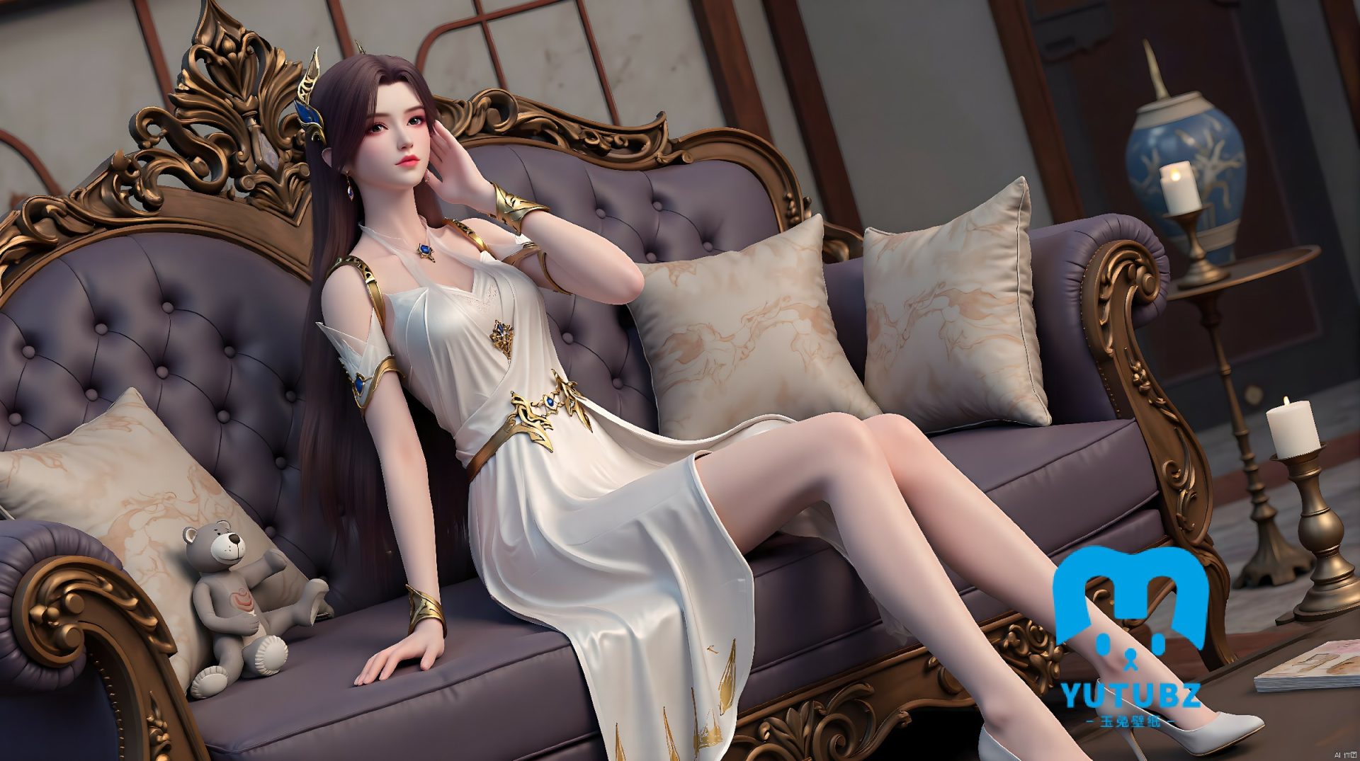 幻灯片-玉兔4K壁纸！