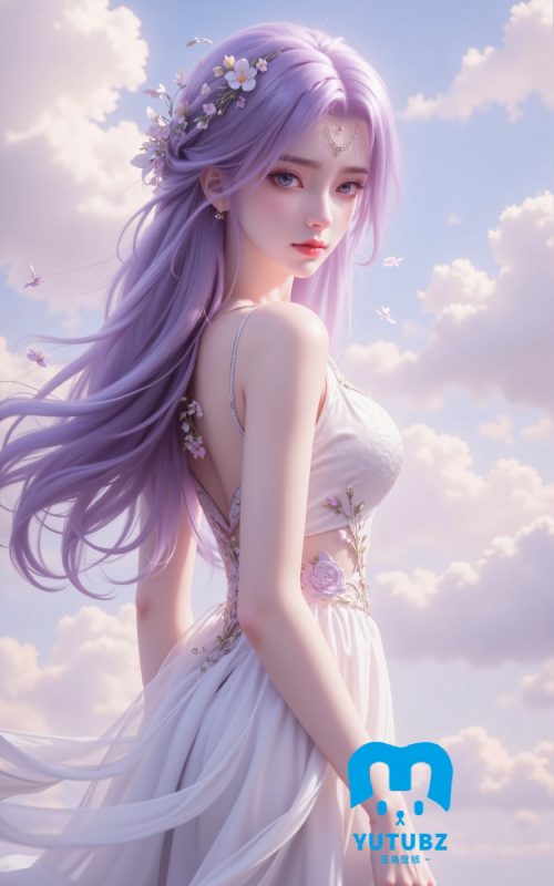 完美世界-云曦-天命石-玉兔4K壁纸！